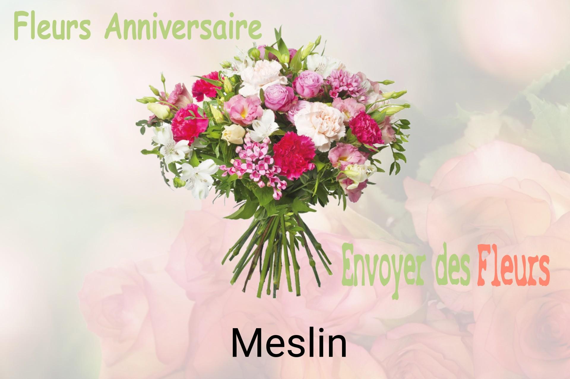 Bouquet de fleurs d’anniversaire livré à Meslin